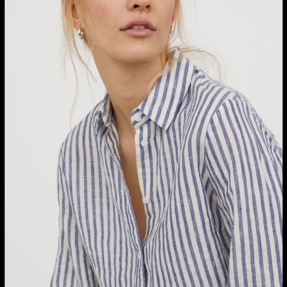 Vertical Striped Blouse